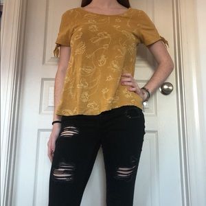 Yellow Flower Shirt